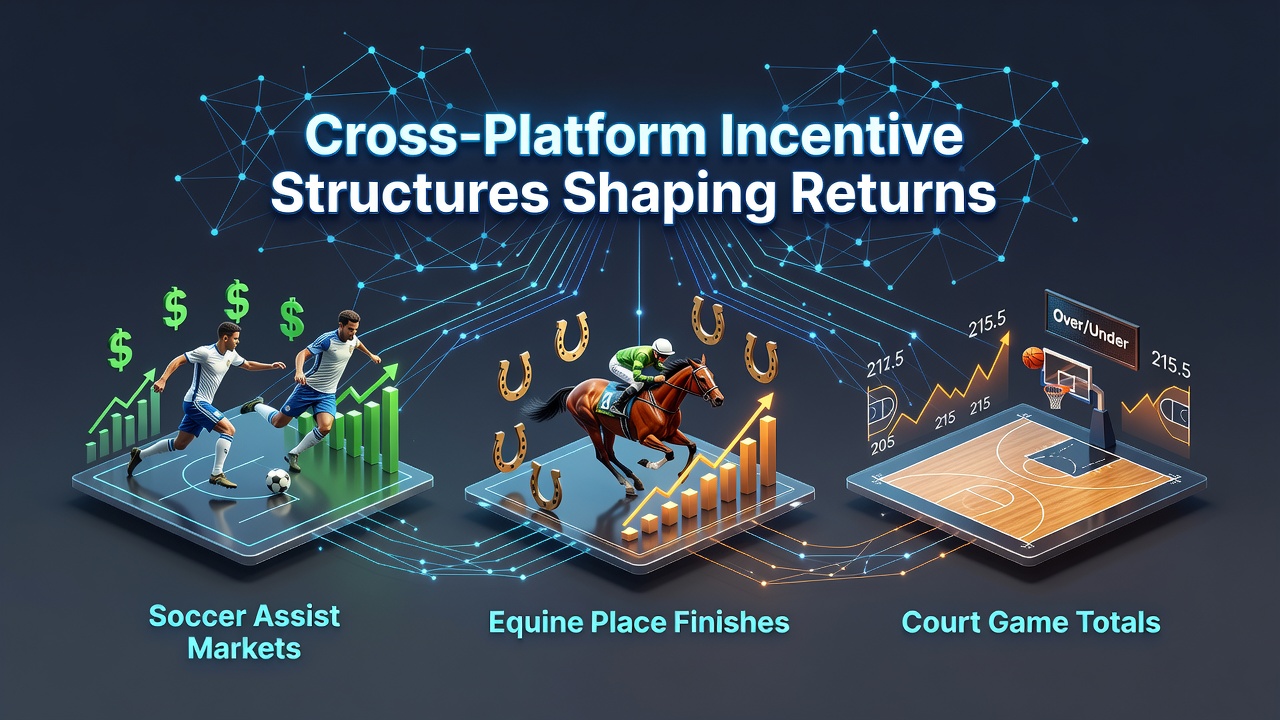 Cross-platform incentive structures influencing betting returns across soccer, horse racing, and tennis markets