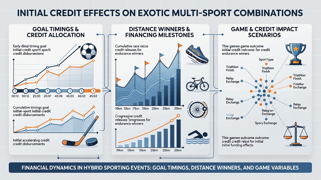 Comparison of betting platform interfaces displaying exotic combinations of goal timings, distance winners, and game totals with credit indicators