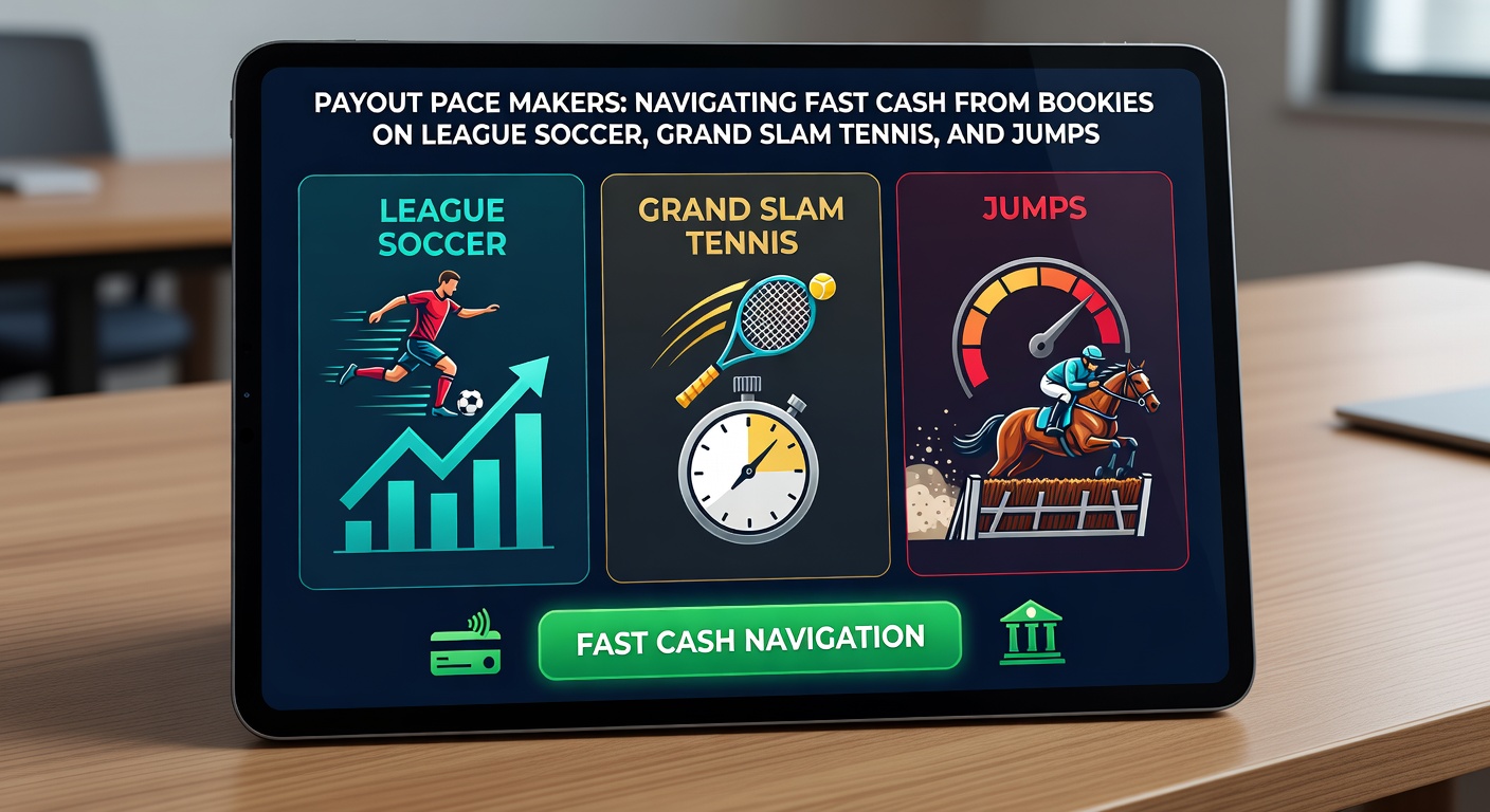 Dynamic split-image of a tennis player serving at a Grand Slam, soccer players celebrating a goal, and a horse jumping hurdles in a steeplechase race