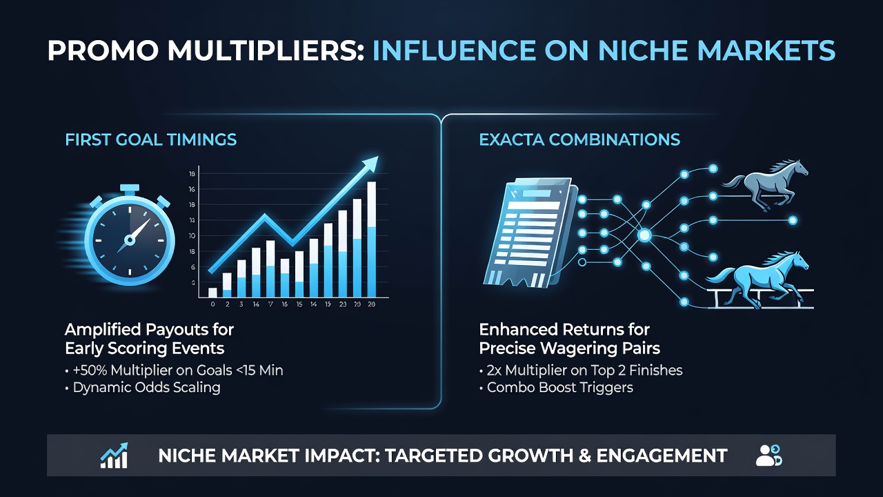 Exacta and break point markets under promo multiplier influence during 2026 racing and tennis seasons
