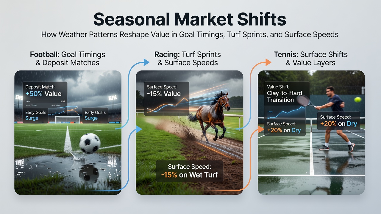 Weather patterns affecting sports fields and tracks during summer months