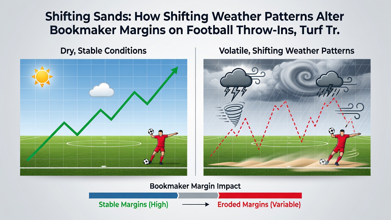 Tennis baseline rallies affected by wind and heat with overlaid betting margin statistics